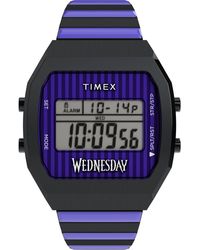 Timex - Black & Purple Expansion Band Digital Dial Black - Lyst