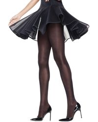 Hanes X-temp Moisture Wicking Opaque Control Top Tights - Red