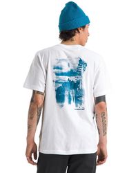 The North Face - Evolution Nature Exposure Short-sleeve Tee | Cotton Shirt With Classic Logo & Graphic Tnf White - Lyst