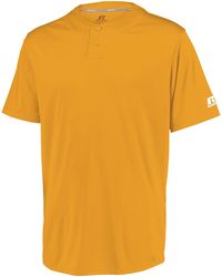Russell - 2-button Baseball Jersey-short Sleeve Moisture-wicking Dri-power Performance Shirt - Lyst