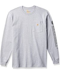 Carhartt Long-sleeve t-shirts for Men - Up to 56% off at Lyst.com