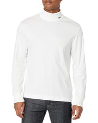 Lacoste - Long Sleeve Solid Turtleneck Shirt - Lyst
