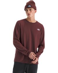 The North Face - Evolution Simple Dome Long-sleeve Tee | Cotton Shirt With The Classic Logo - Lyst