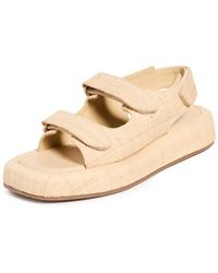 Loeffler Randall - Blaise Two Band Platform Sandals - Lyst