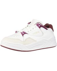 lacoste court slam tonal leather