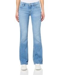 PAIGE - Laurel Canyon 32 Inch Inseam Small Beltloop Raw Jeans - Lyst