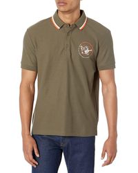 True Religion - Relaxed Ss Tipped Polo Shirt - Lyst