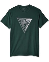 Guess - Short Sleeve Eco Shaded Triangle Tee - Lyst