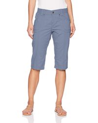 lee women's relaxed fit skye knit waist cargo capri pant