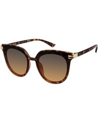 Laundry by Shelli Segal - Ls282 Round Cat Eye Sunglasses With 100% Uv Protection. Stylish Gifts For Her - Lyst