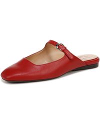 Naturalizer - S Apple Slip On Mary Jane Mule Red Smooth 6.5 W - Lyst