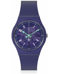 Swatch - Casual Purple Watch Bio-sourced Quartz Photonic Purple - Lyst
