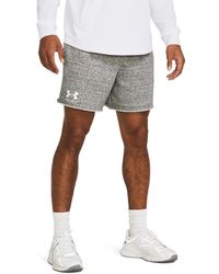 Under Armour - Rival Terry 6-inch Shorts, - Lyst