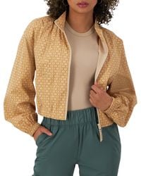 Champion - , Campus, Lightweight Zip-up Jacket With Mockneck For , C Interlock Tantalizing Tan, Small - Lyst