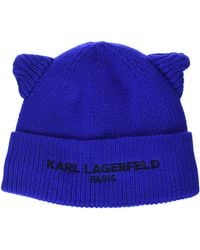 Karl Lagerfeld - Paris Embroidered Choupette Cat Ear Beanie - Lyst