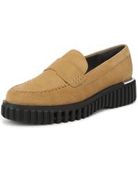 Franco Sarto - Flexa Roma Loafer Biscotti Brown Suede 5 M - Lyst