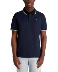 Karl Lagerfeld - Paris Collared Short Sleeve Karl Graphic Polo - Lyst