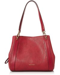 calvin klein ellie novelty triple compartment shoulder bag