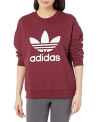 Adidas Trefoil Sweatshirts for Women - Up to 58% off | Lyst