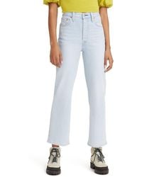 Levi's - Ribcage Straight Ankle Jeans - Lyst