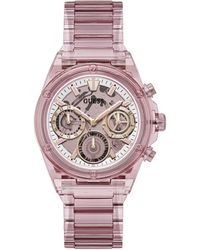 Guess - Pink Strap Nude Dial Pink - Lyst