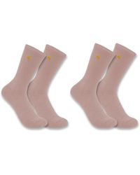 Carhartt - Force Midweight Crew Sock 2 Pack - Lyst