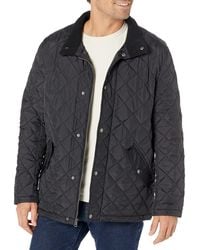Cole Haan - Stand Collar Quilted Jacket - Lyst