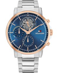 Tommy Hilfiger - Multifunction Quartz Watch – 44mm Stainless Steel - Lyst