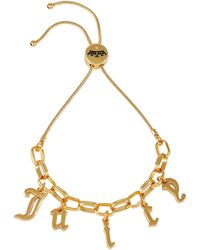 Juicy Couture - Goldtone Juicy Charm Slider Bracelet - Lyst