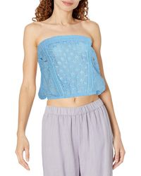 Ramy Brook - Standard Louise Strapless Embroidered Tube Top - Lyst