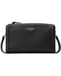 Kate Spade - Knott Pebbled Leather Small Crossbody Bag - Lyst