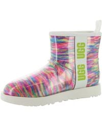 UGG - Classic Clear Mini Pixelate Ankle Boot - Lyst