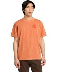 Timberland - Garment Dye Back Graphic Tee - Lyst