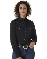 Wrangler - Western Two Pocket Snap Shirt - Lyst