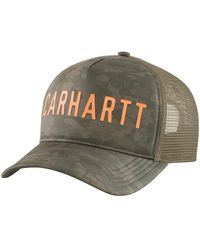 Carhartt - Trucker Logo Graphic Cap - Lyst