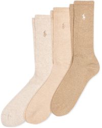 Polo Ralph Lauren - Pp Rib Crew Sock 3 Pair Pack - Lyst