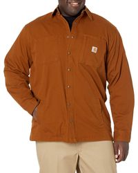 Carhartt - Big & Tall Rugged Flex Rigby Shirt Jacket - Lyst