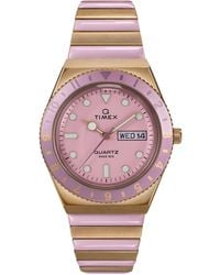 Timex - Two-tone Expansion Band Pink Dial Gold-tone - Lyst