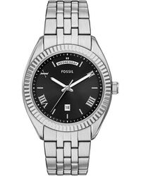 Fossil - Campbell Three-hand Day-date Stainless Steel Watch - Lyst