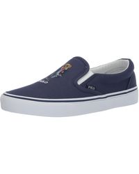 Polo Ralph Lauren - Canvas/regatta Bear-keaton-slip-sk-spo Navy - Lyst