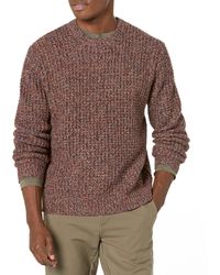 Vince - S Marled Waffle Crew - Lyst