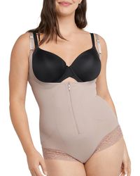 Maidenform - Sculpts Open Bust Bodysuit - Lyst