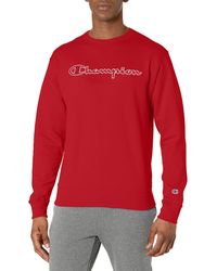 champion harvard sherpa crew neck sweater