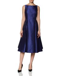 Adrianna Papell - Sleeveless Mid-length Party Dress With V-back - Lyst