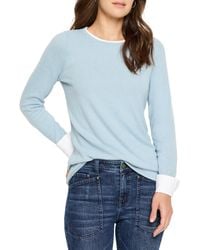 NIC+ZOE - Nic+zoe Cozy Cuffed Double Layer Top - Lyst