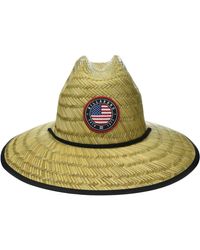 Billabong - Classic Printed Straw Lifeguard Hat Sun - Lyst