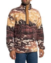 Columbia - Helvetia? II Printed Half Snap Fleece Camel Brown Sisters - XL - Lyst