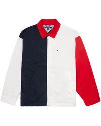 Tommy Hilfiger - Adaptive Colorblock Jacket With Magnetic Zipper Closure - Lyst