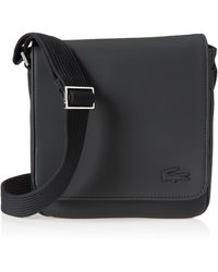 Lacoste Classic Flap Crossover Bag in Blue for Men Lyst
