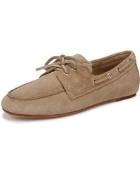 Vince - S Marin Boat Shoe Dune Suede 6 M - Lyst